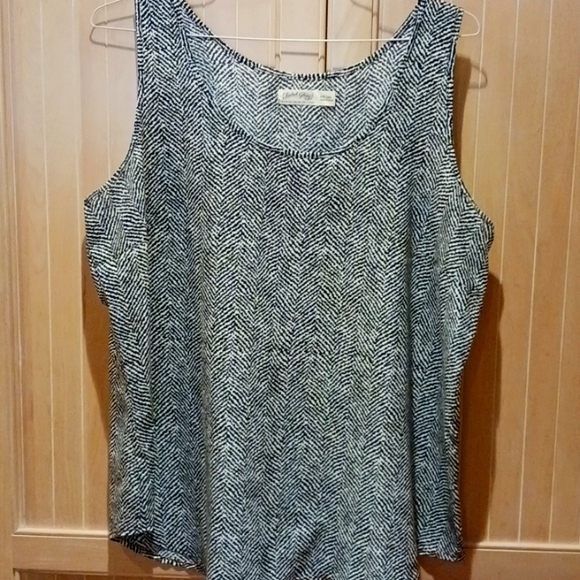 Faded Glory Sleeveless Blouse XXL EUC - Picture 1 of 6